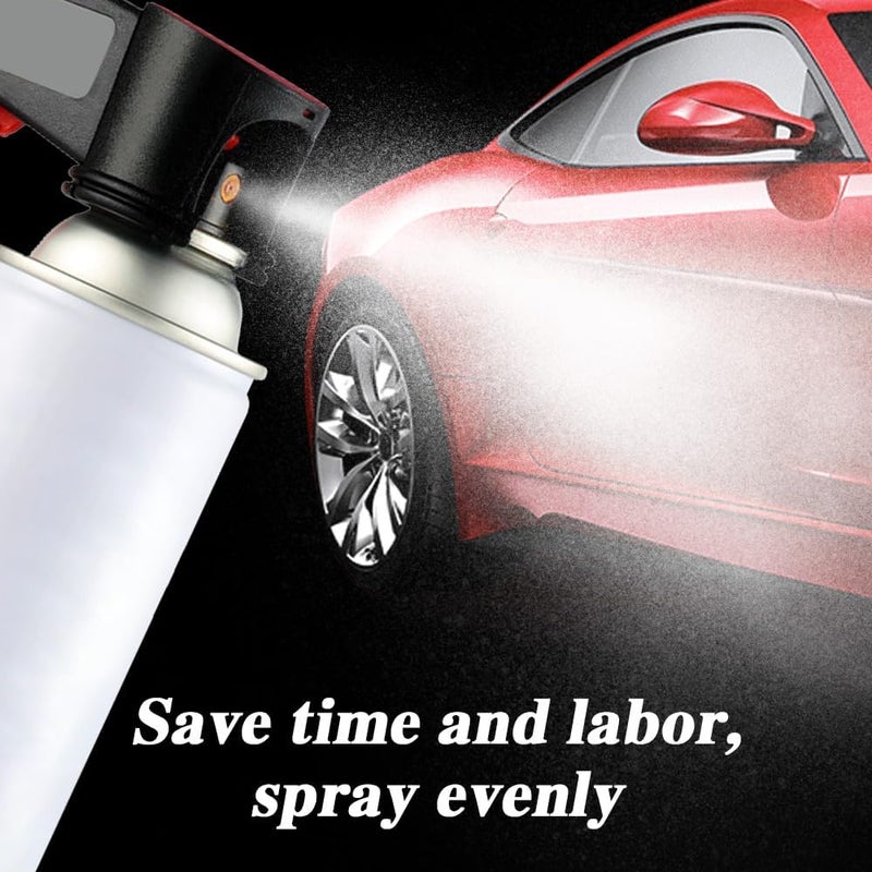CHRYMUM 2PCS Instant Aerosol Trigger Handle, Instantly Converts Spray Cans into Spray Guns - Full Hand Grip, Reusable, Easy to Clip-On & Off - Universal Fit, Use on Spray Paint, Adhesives, Lubricants - Image 4